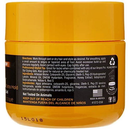 Ampro Shine N Jam Extra Hold Conditioning Styling & Gel para trenzas