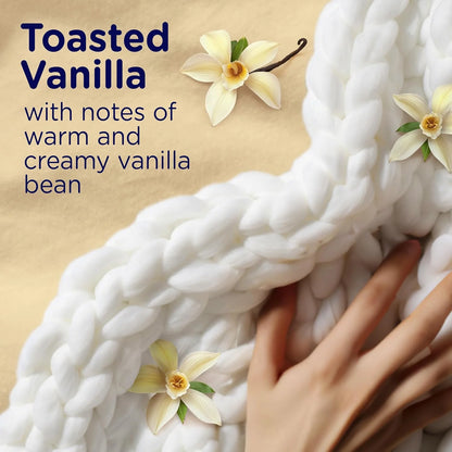Perlas potenciadoras del aroma Downy Comfy Cozy para el lavado de ropa, aroma a vainilla tostada, 912 g