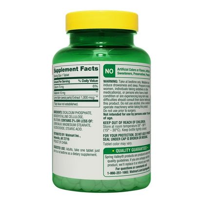 Melatonina de 10mg. Spring Valley - 240Tabletas
