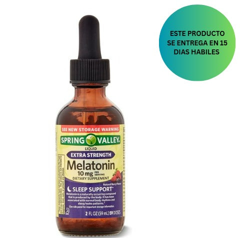 Spring Valley Melatonina líquida 10 mg, 59ml