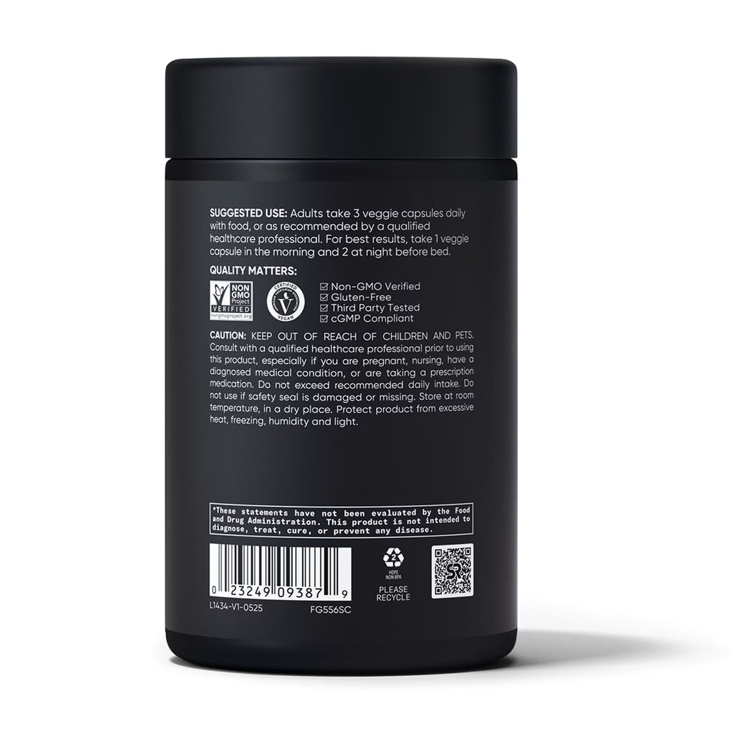 Sports Research  Magtein Magnesium L-Threonate, 120 Capsulas