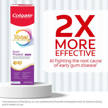 Pasta dental blanqueadora Colgate Total Active Prevention Gum Protect, 85 g
