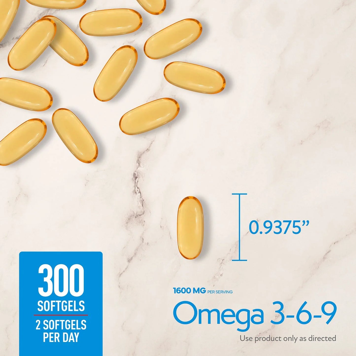 Omega 3 6 9 Members Mark 300 Softgels