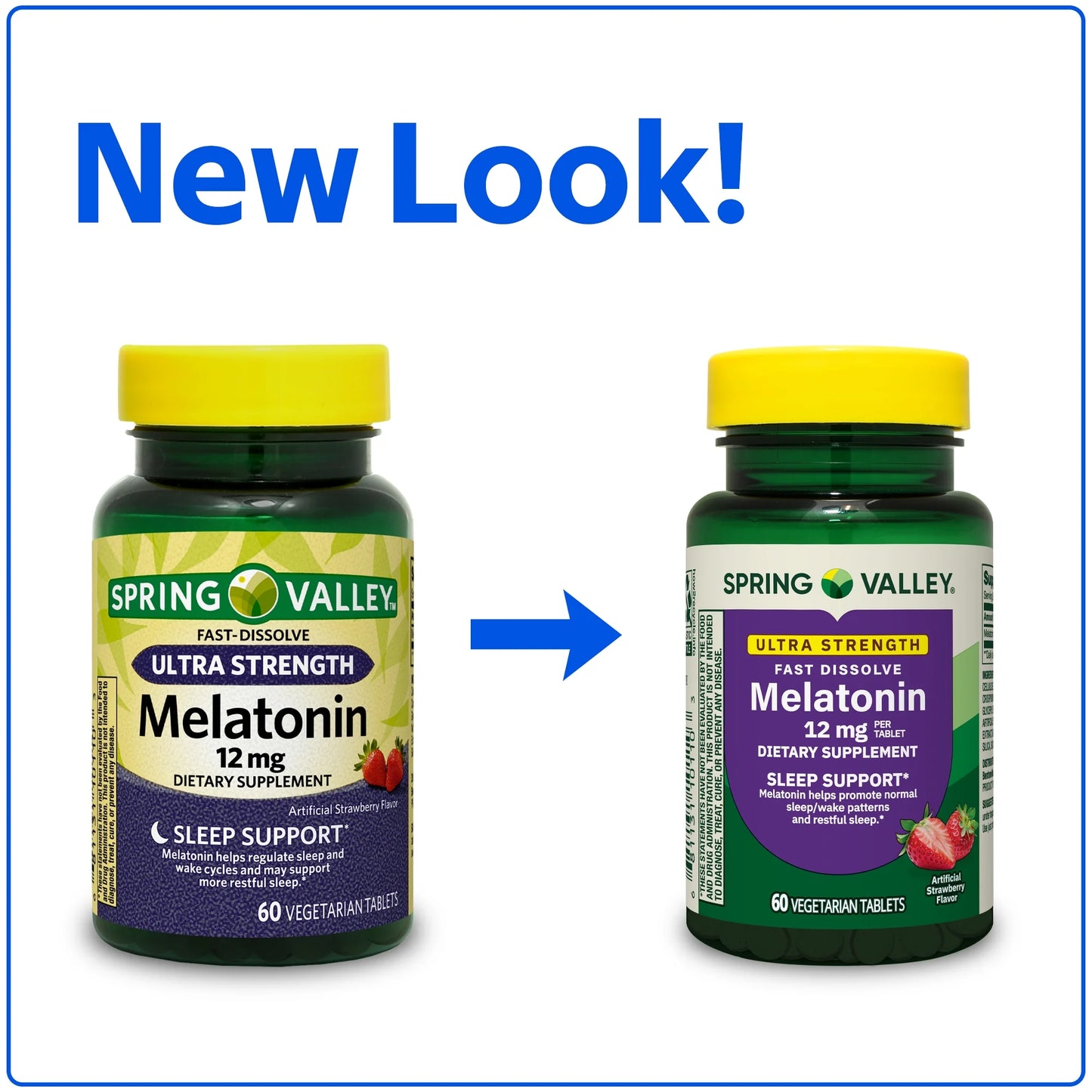 Spring Valley Melatonina 12mg 60 Tabletas