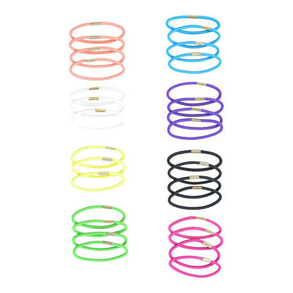 Gomas elásticas para coleta Scunci , multicolor, paquete de 30 unidades