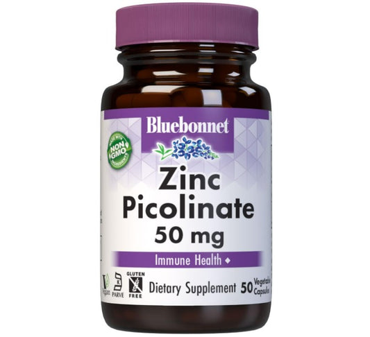 Bluebonnet Nutrition Picolinato de zinc 50mg