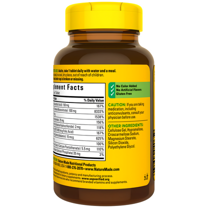 Nature Made Super B Complex con vitamina C -  tabletas