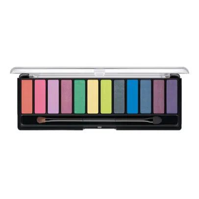 Rimmel London Magnif'Eyes Paleta de sombras de ojos, 12 tonos, fórmula mezclable, versátil