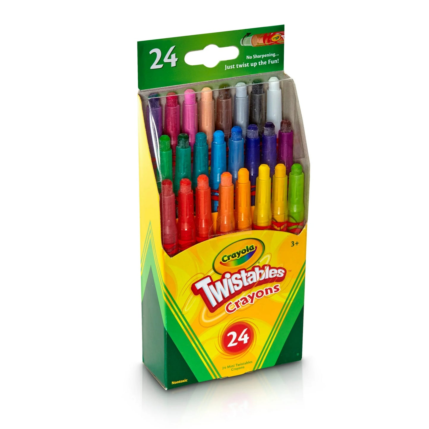 Mini crayones Crayola Twistables, 24 unidades, útiles escolares, multicolor