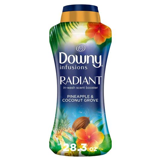 Perlas potenciadoras de aroma Downy Infusions Radiant para lavado, piña y coco, 802g
