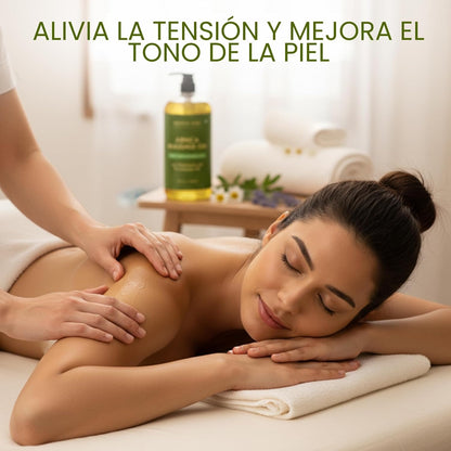 MAJESTIC PURE Aceite de masaje muscular puro de árnica para terapia de masaje, manzanilla - 236ml