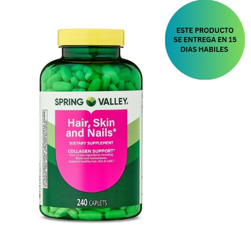 Spring Valley - Hair, Skin & Nails , 240 capsulas