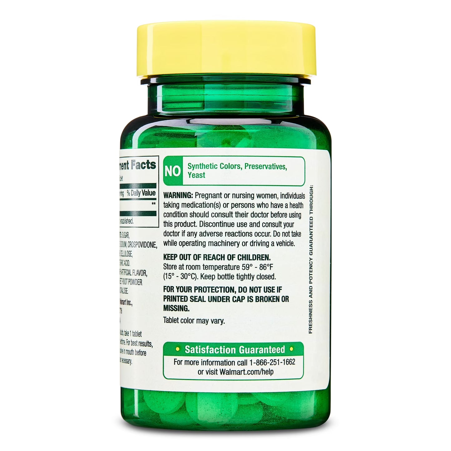 Melatonina de 5mg. Spring Valley Sabor a Fresa - 120 Tabletas