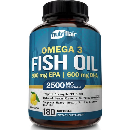 NutriFlair Fish Oil Omega 3 - 180 cápsulas