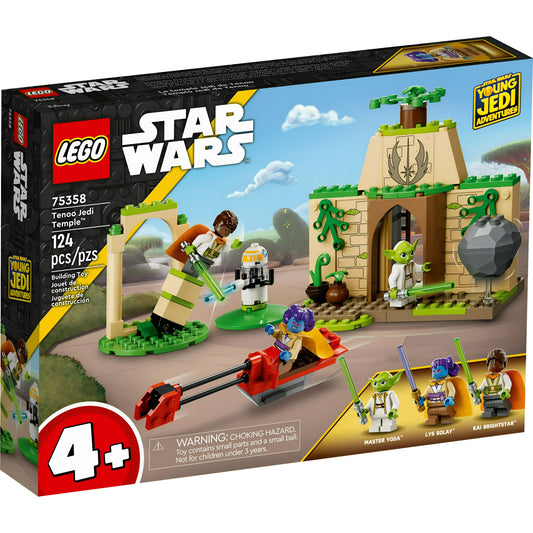 LEGO Star Wars 75358 Templo Jedi Tenoo  Juguete de construcción con figuras de Kai Brightstar y Yoda, set inicial de juguetes de Star Wars + 4 años