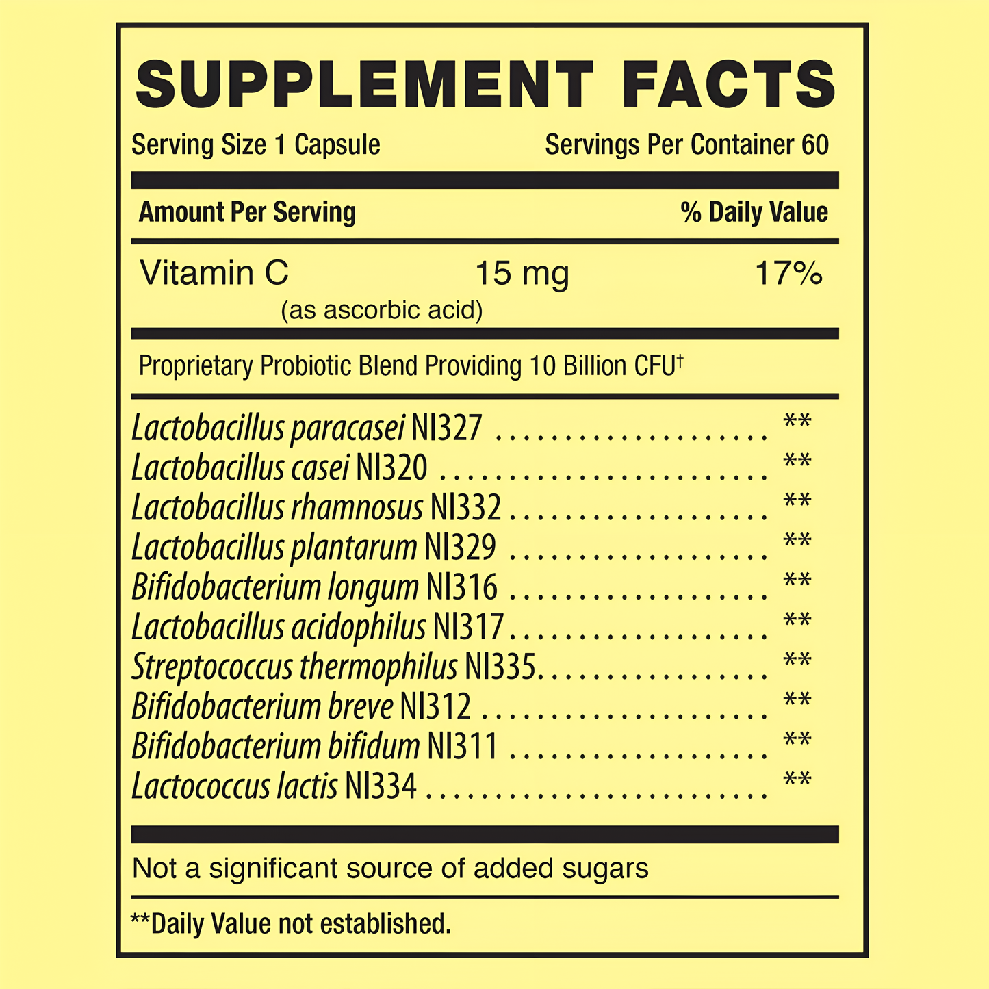 Spring Valley  probióticas extra fuertes, 60 capsulas vegetarianas