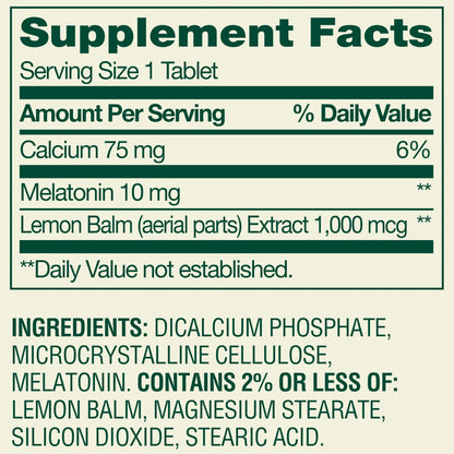 Melatonina de 10mg. Spring Valley - 240Tabletas