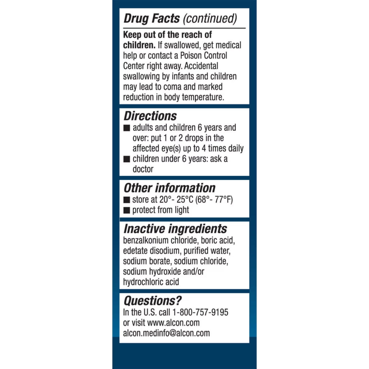 Naphcon A - Gotas oftálmicas antihistamínicas para el alivio de la alergia ocular, 15ml