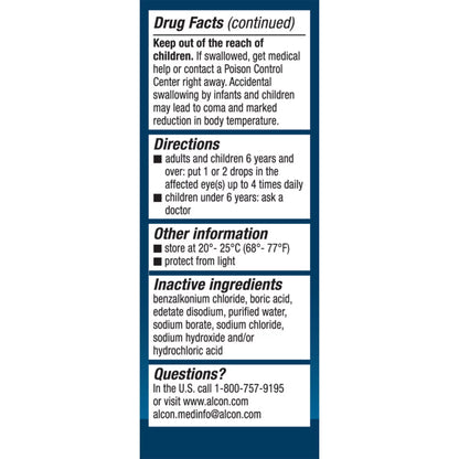 Naphcon A - Gotas oftálmicas antihistamínicas para el alivio de la alergia ocular, 15ml