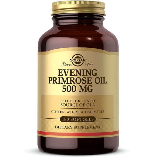 Solgar, Aceite de Onagra Evening Primrose oil , 500 mg, 180 Cápsulas Blandas