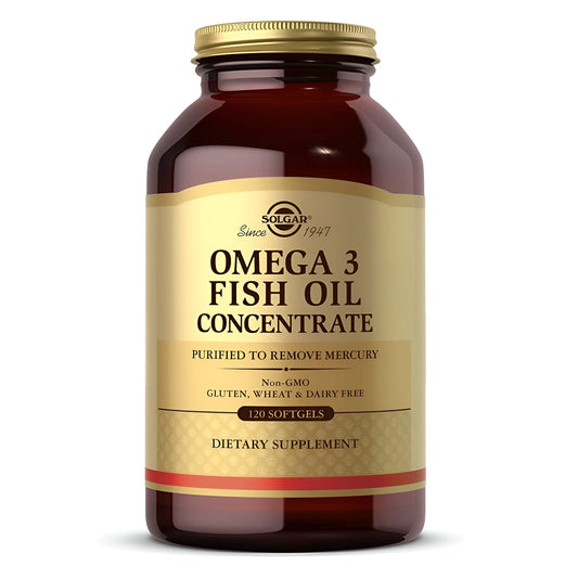 Omega 3  Fish Oil Solgar 2000mg. Aceite de Pescado Concentrado  -  Cápsulas  de Gel