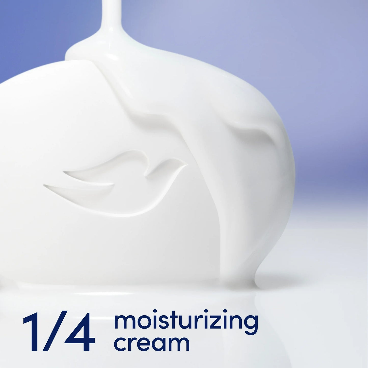 Jabón en barra Dove Beauty para mujer original con 1/4 de crema humectante para todo tipo de piel, 75gr