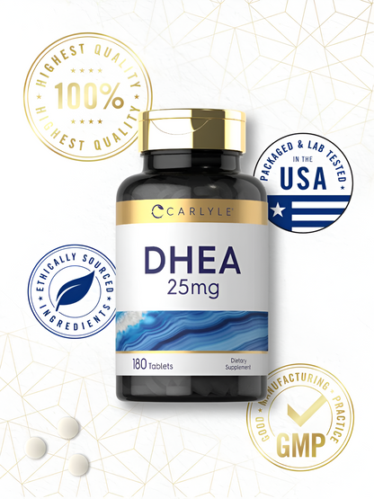 CARLYLE DHEA 25mg | 180 Tablets