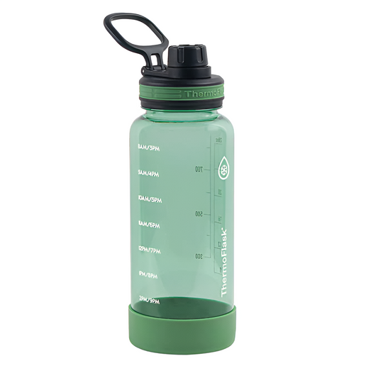 Botella de agua motivacional ThermoFlask de 32 oz 95mL