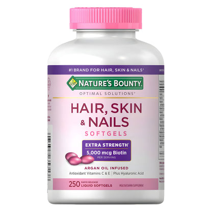 Hair , Skin & Nails 250 capsulas - Natures Bounty