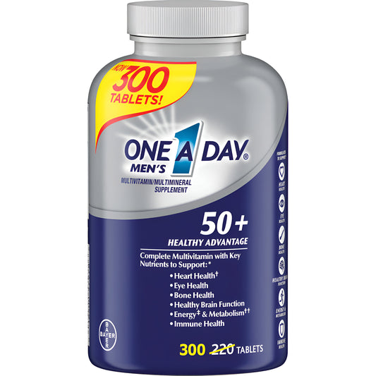 One a Day Men -Multivitaminico  Para Hombres  Mayores de 50 Años -300 tabletas