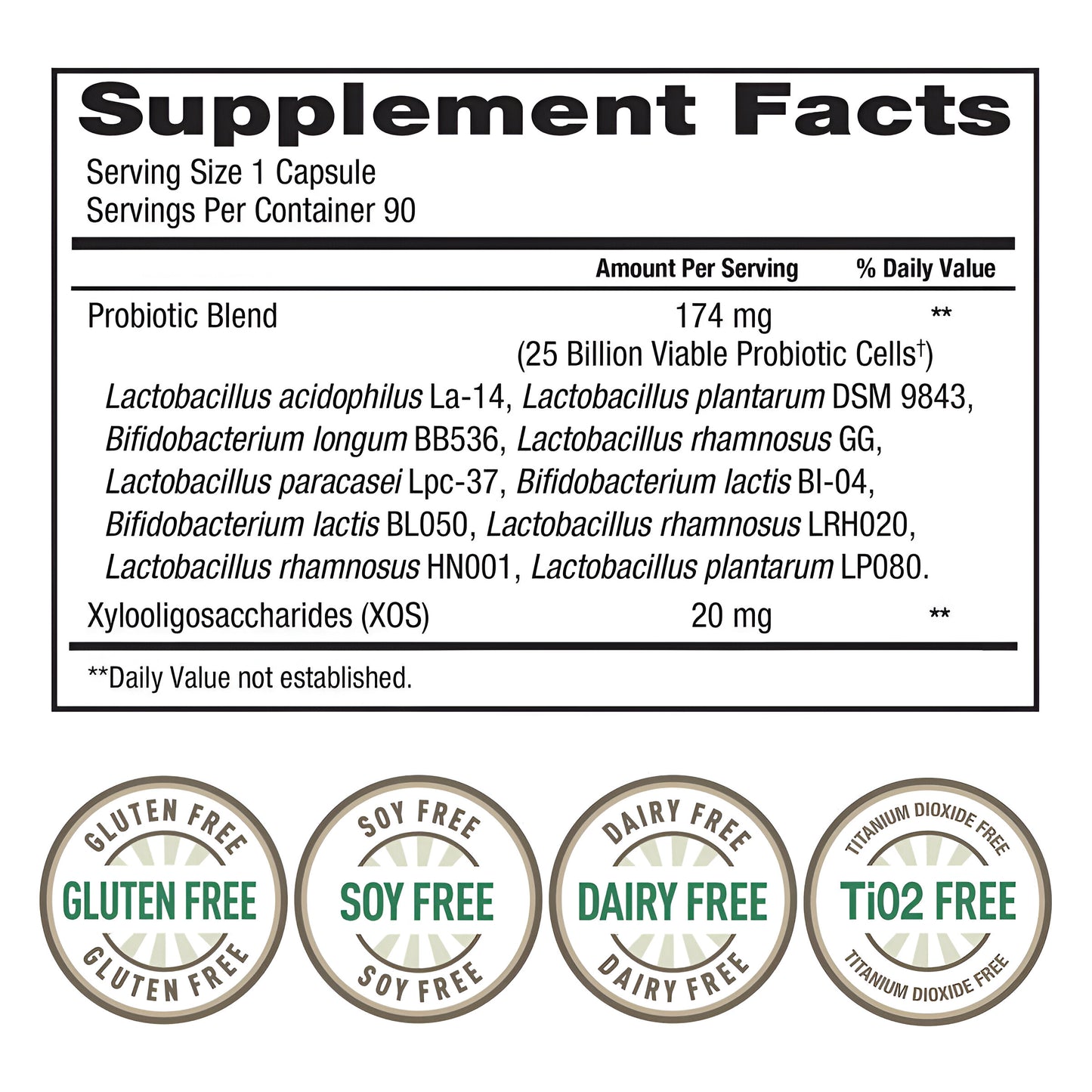 Trunature Women's Daily Probiotic, 90 Cápsulas vegetarianas