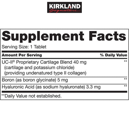 Kirkland Signature Salud de las articulaciones de triple acción, 110 tabletas