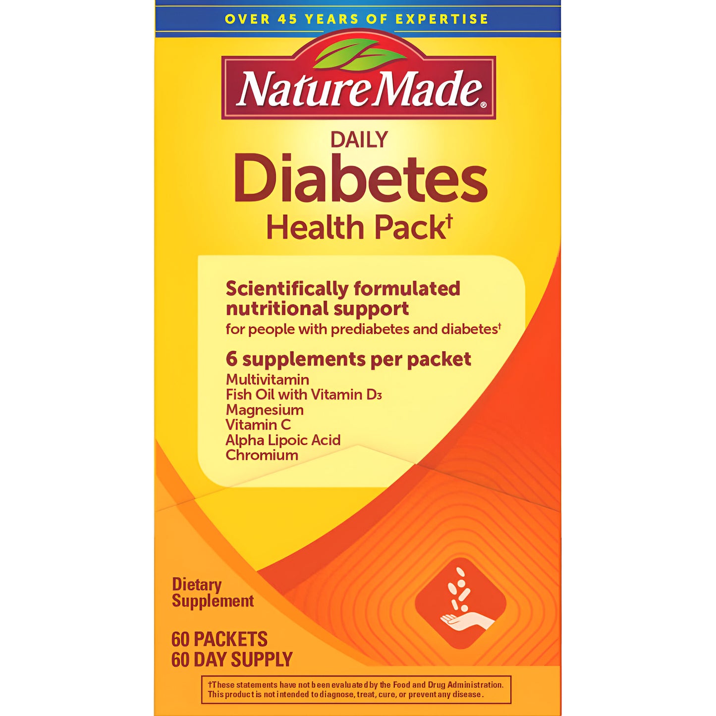 Nature Made Diabetes Health Pack, 60 Paquetes