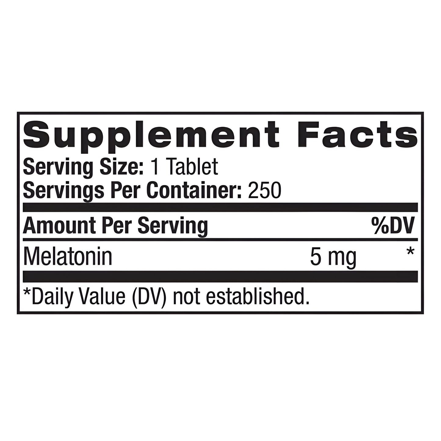MELATONINA NATROL 5 MG  250 TABLETAS - NATROL - FAST DISSOLVE