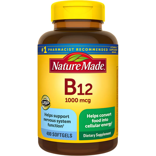 Nature Made Vitamin B12 1000 mcg, 400 Softgels