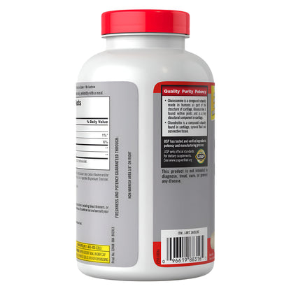 Glucosamina 1500 mg & Condroitina 1200 mg - 280 tabletas , Kirkland