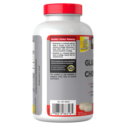 Glucosamina 1500 mg & Condroitina 1200 mg - 280 tabletas , Kirkland