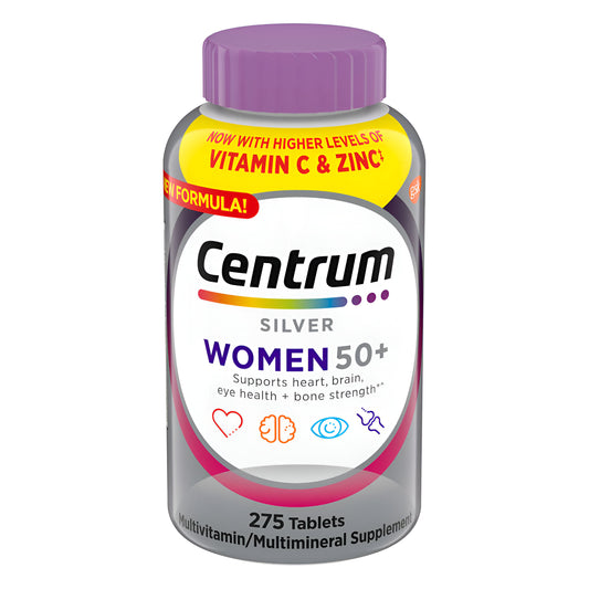 Centrum Silver para mujeres mayores de 50 - Gsk - 275 Tabletas