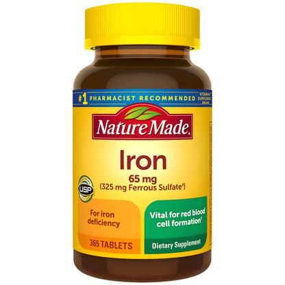 Iron 65mg , tabletas - Nature Made