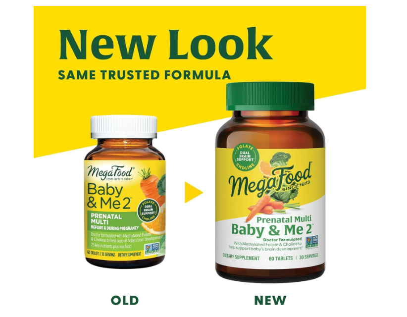MeganFood multivitaminico prenatal 120 tabletas