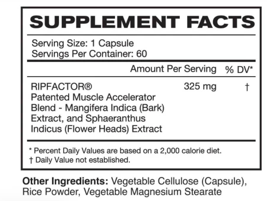 RF-350 advanced muscle , Acelerador muscular - 60 capsulas