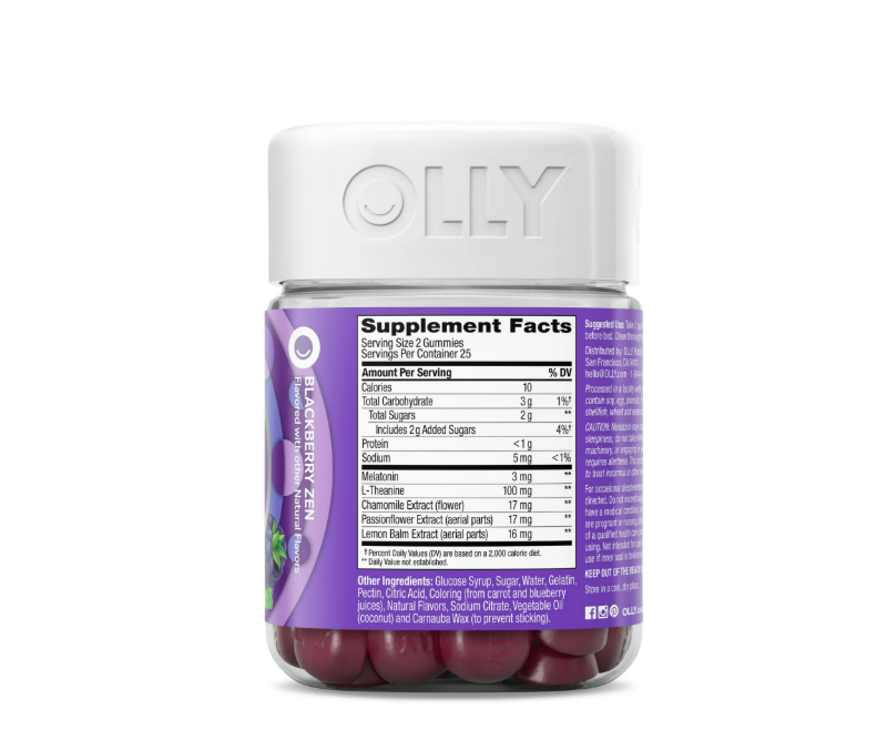 Olly Sleep   Melatonina  en Gomitas -