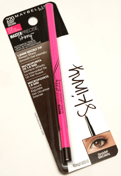 Delineador rotulador Master Precise Skinny de Maybelline tono 210 black
