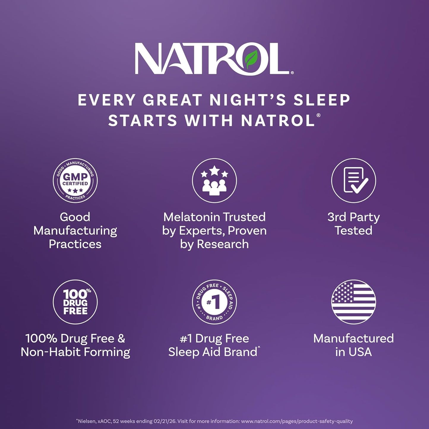 Natrol Melatonina 10mg Fast Dissolve 100 tabletas sabor a fresa