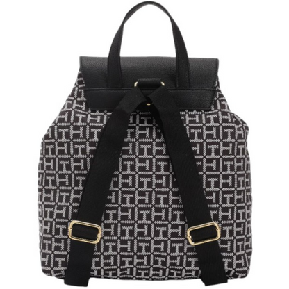 Mochila con diseño de patrón en textil TOMMY HILFIGER para mujer - monocromático
