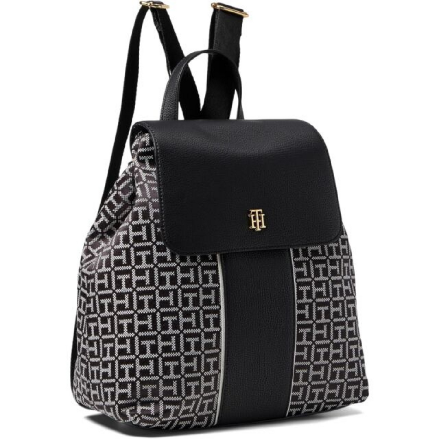 Mochila con diseño de patrón en textil TOMMY HILFIGER para mujer - monocromático