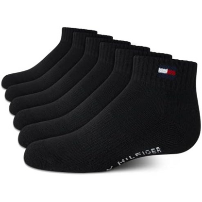 PACK 6 PARES DE MEDIAS Tommy Hilfiger, hasta el tobillo color negro