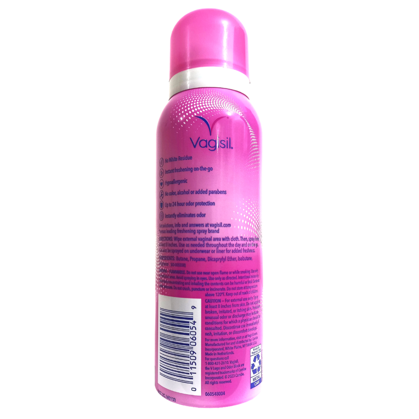 VAGIDIL ODOR BLOCK - Freshening spray 24H de protección contra el olor - 73g