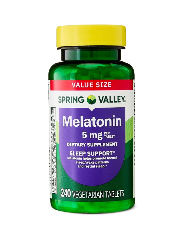 Melatonina 5mg - 240 tabletas Spring Valley