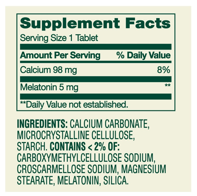Melatonina 5mg - 240 tabletas Spring Valley